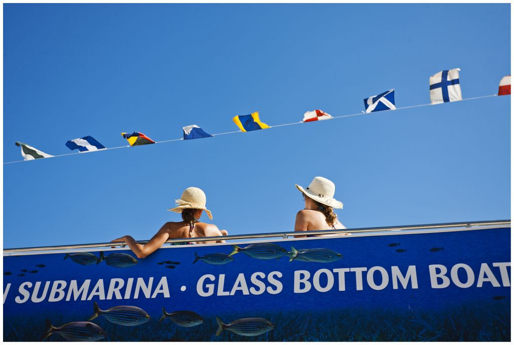 Croisière dans le port de Mahon avec vue sous-marine