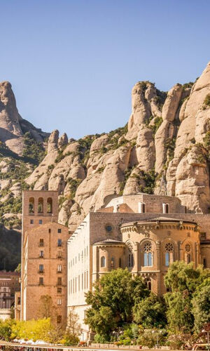 Montserrat y Bodegas: Tour ida y vuelta + Cata de vino con comida tradicional