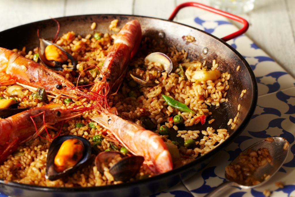 Clase de cocina de paella en Barcelona + Visita al mercado de La Boquería