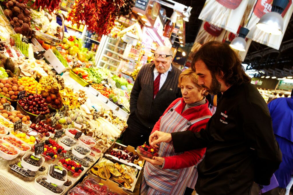 Clase de cocina de paella en Barcelona + Visita al mercado de La Boquería