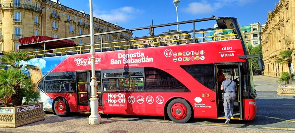 Bus turístico de San Sebastián