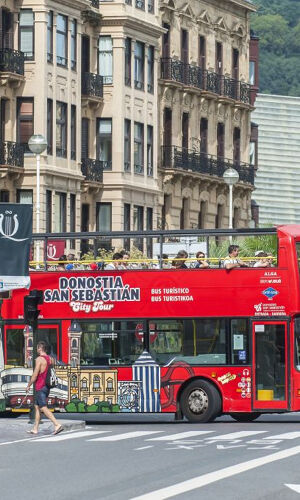 Bus turístico de San Sebastián