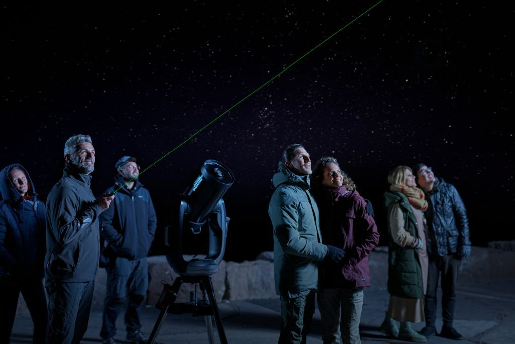 Observación de estrellas en el Teide