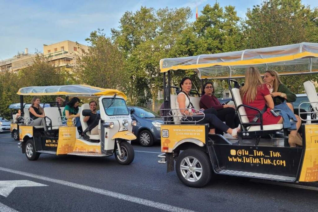 Madri: passeio guiado de Tuk Tuk de uma hora