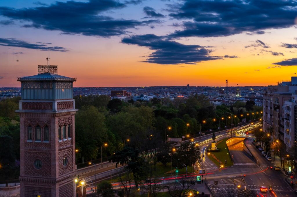 Visite guidée de Madrid au coucher du soleil