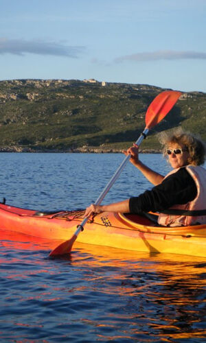 Alquiler de kayak en la bahía de Fornells