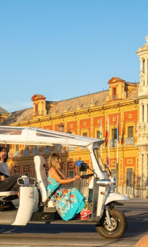 Sevilla: Visita de 2 horas en Tuk Tuk Eléctrico Privado