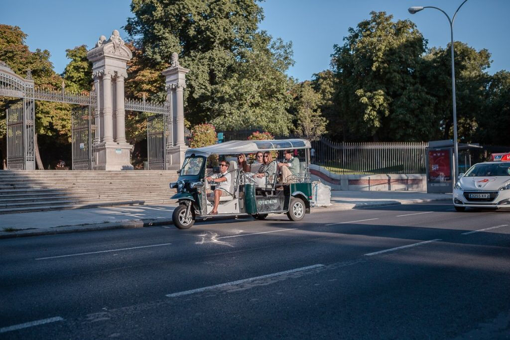 Madri: Tour de 1 hora em Tuk Tuk elétrico particular