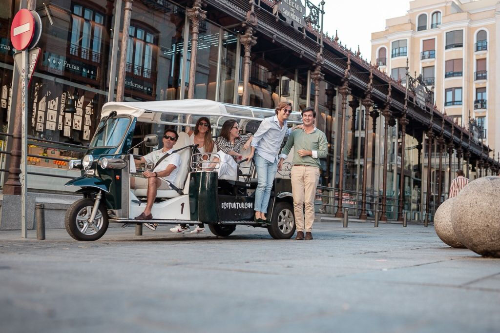 Madri: Tour de 1 hora em Tuk Tuk elétrico particular