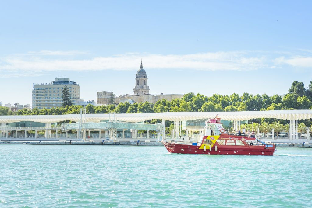 Tour en barco o catamarán por Málaga