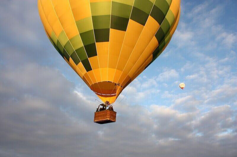 Volo in mongolfiera su Toledo con trasporto da Madrid