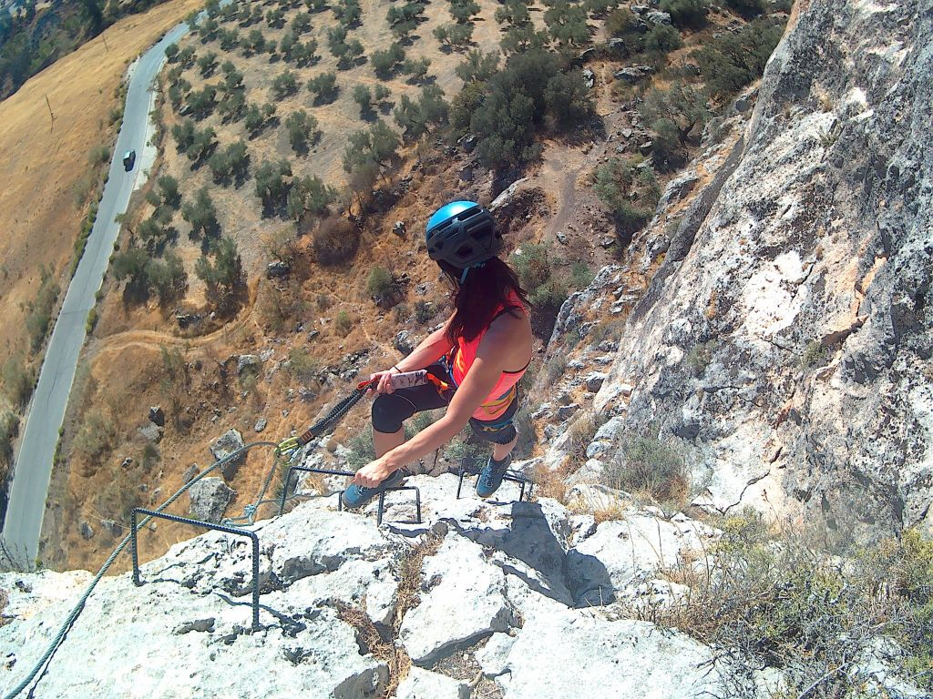 Vía Ferrata de Moclín : visite guidée depuis Grenade