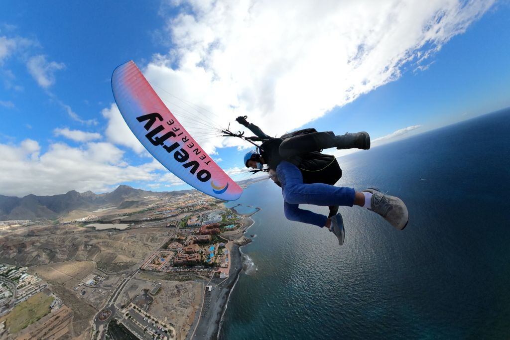Tenerife : Vol acrobatique en parapente