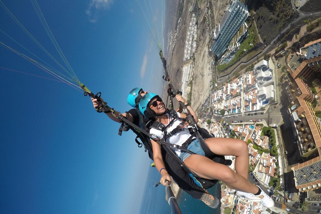 Tenerife : Vol acrobatique en parapente