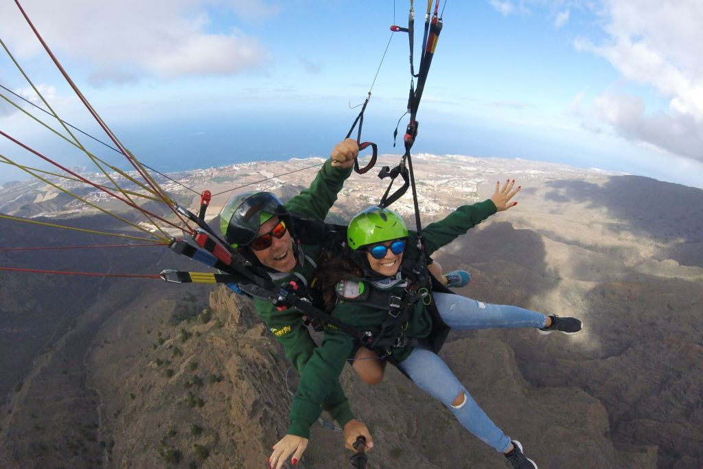 Tenerife : Vol acrobatique en parapente