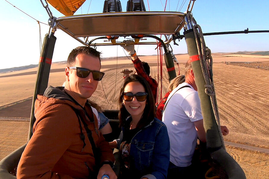 Vuelo en globo sobre Segovia con transporte desde Madrid
