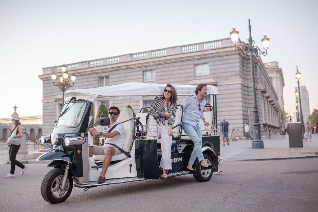 Madrid : 2 heures de visite en Tuk Tuk électrique privé