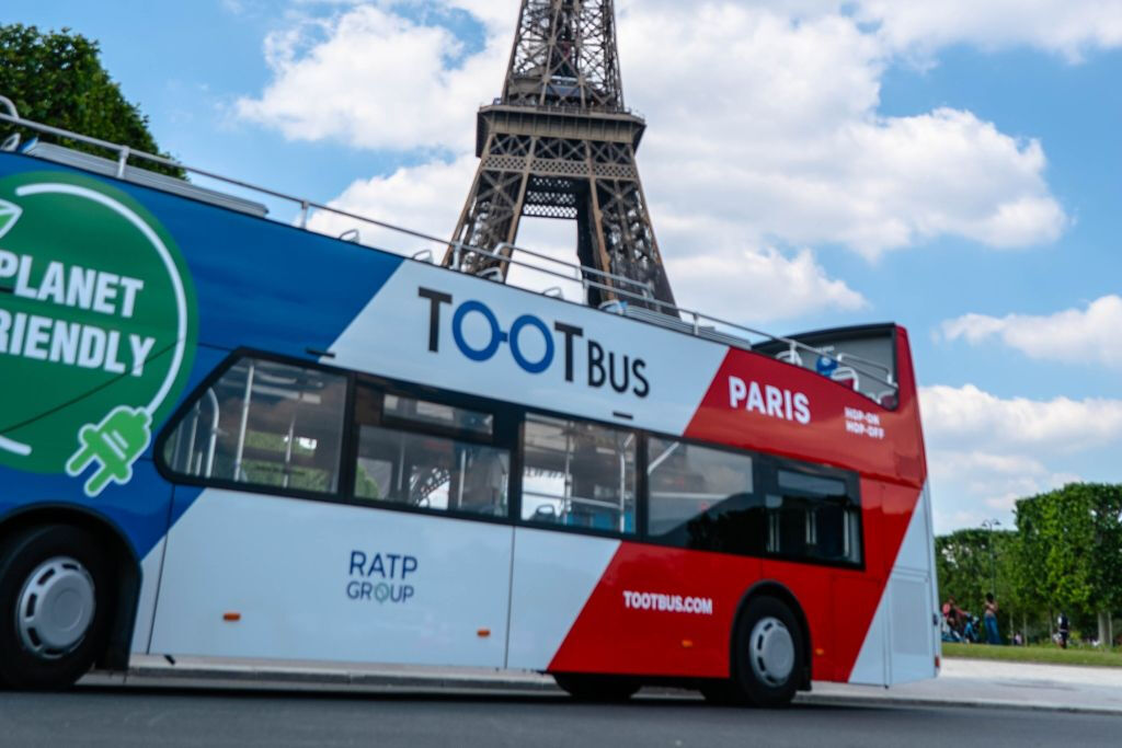 Tootbus Paris: autocarro ecológico hop-on hop-off