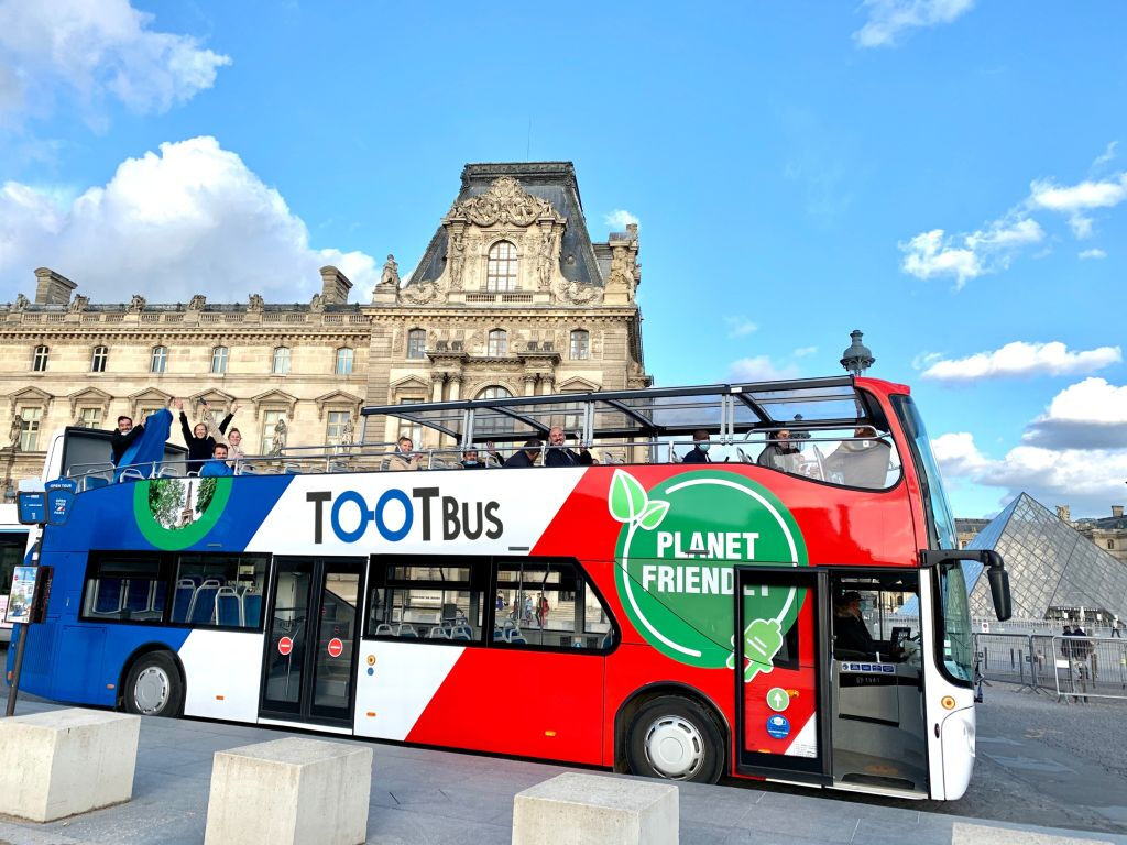 Tootbus Paris: autocarro ecológico hop-on hop-off