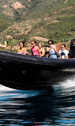 Excursión en barco al macizo de Esterel