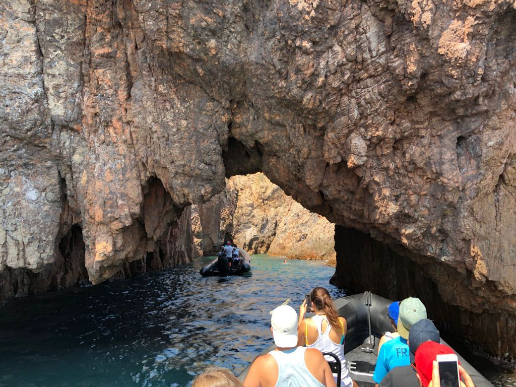 Excursion en bateau au Massif de l'Estérel