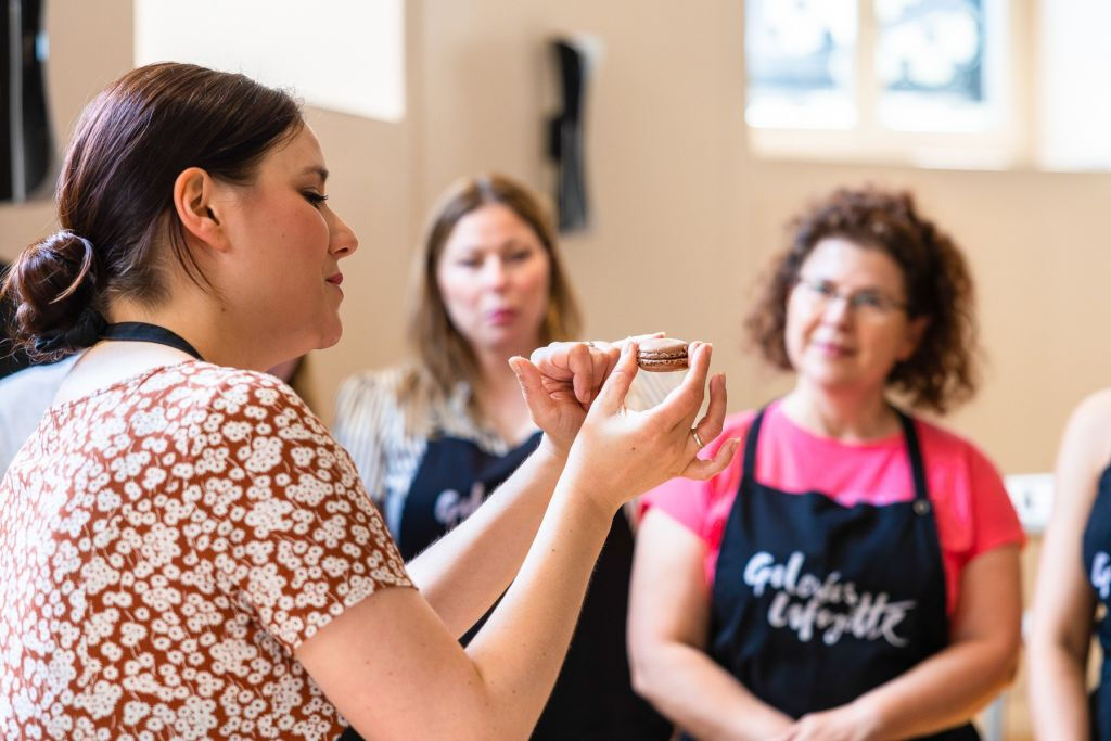 Aula de francês em Macaron