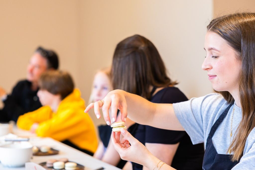 Aula de francês em Macaron