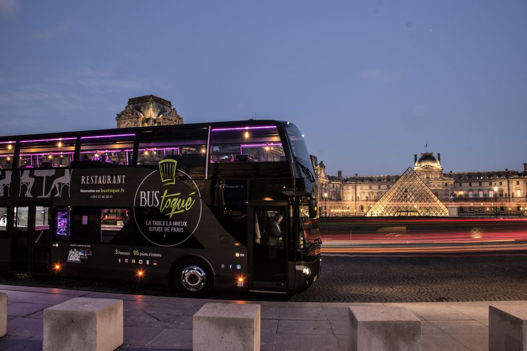 Bus Toqué Paris: le Champs-Elysées: Tour com jantar bistronômico de 3 pratos