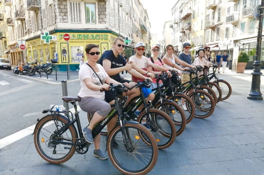 Tour panoramico di Nizza in bicicletta elettrica