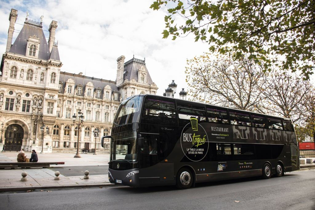 Bus Toqué Paris: le Champs-Elysées: Comida Bistronómica