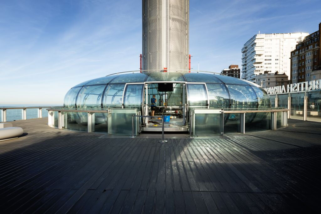 Brighton i360: Entrada