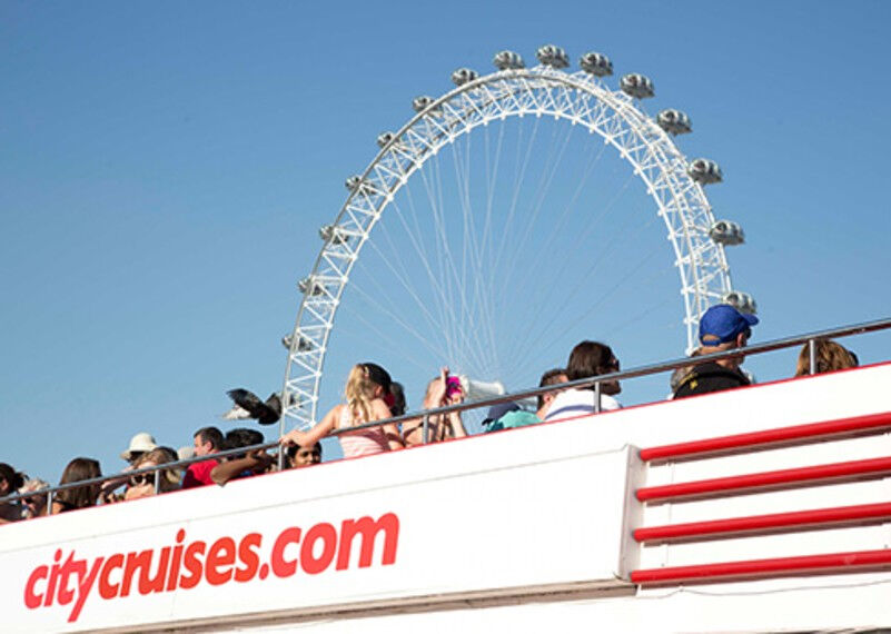 Londres: Tour en bus turístico Tootbus + Crucero por el Támesis