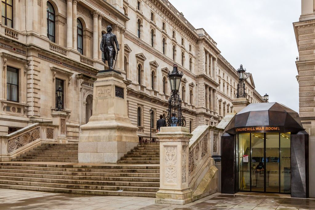 Visite guidée des Churchill War Rooms et du quartier de Westminster pour un groupe