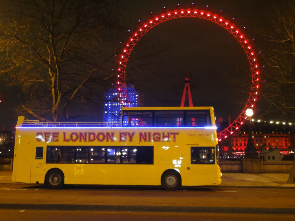 Londres de nuit : Visite en bus avec guide