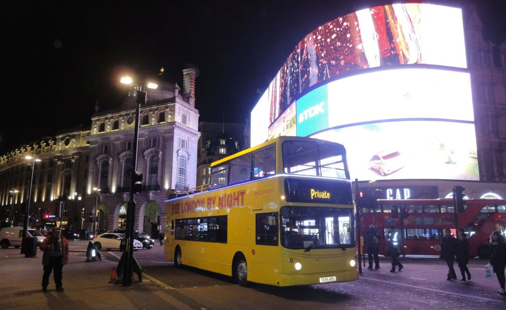 Londres de nuit : Visite en bus avec guide