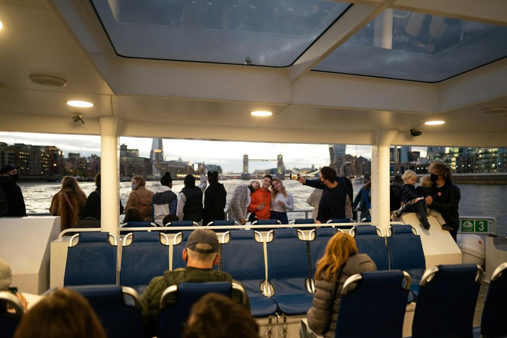 Uber Boat de Thames Clippers: Trayecto de ida
