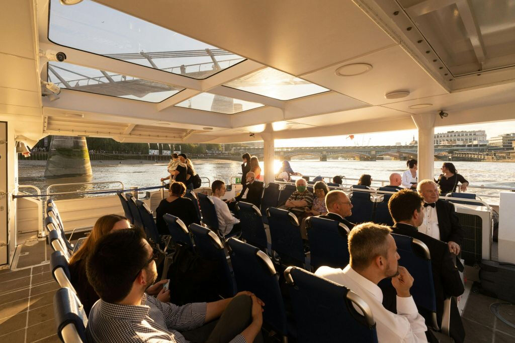 Uber Boat de Thames Clippers: Trayecto de ida