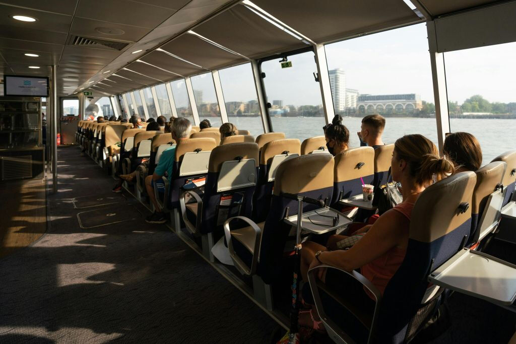 Uber Boat de Thames Clippers: Trayecto de ida