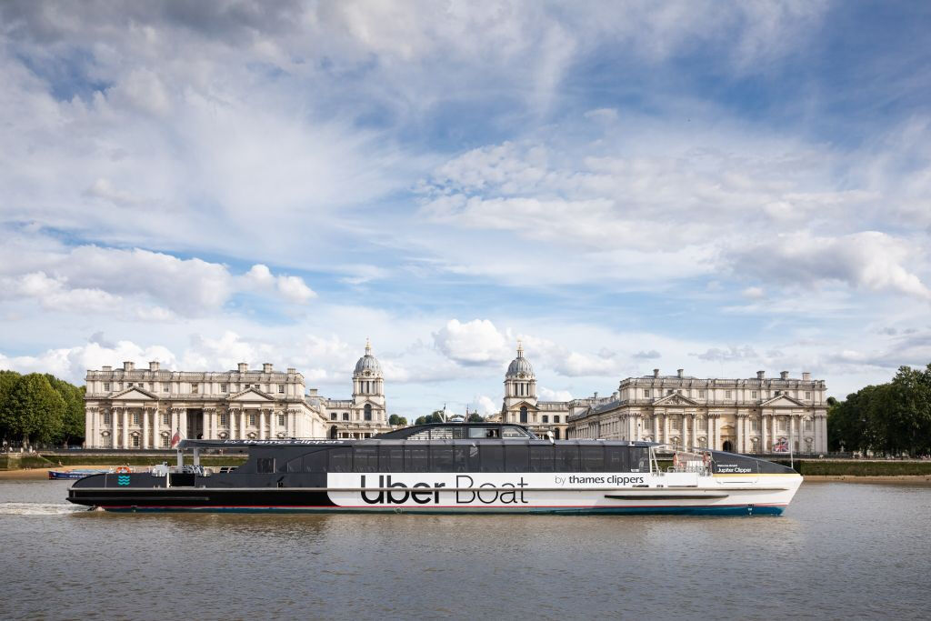 Bateau Uber par Thames Clippers : Voyage unique et téléphérique IFS Cloud