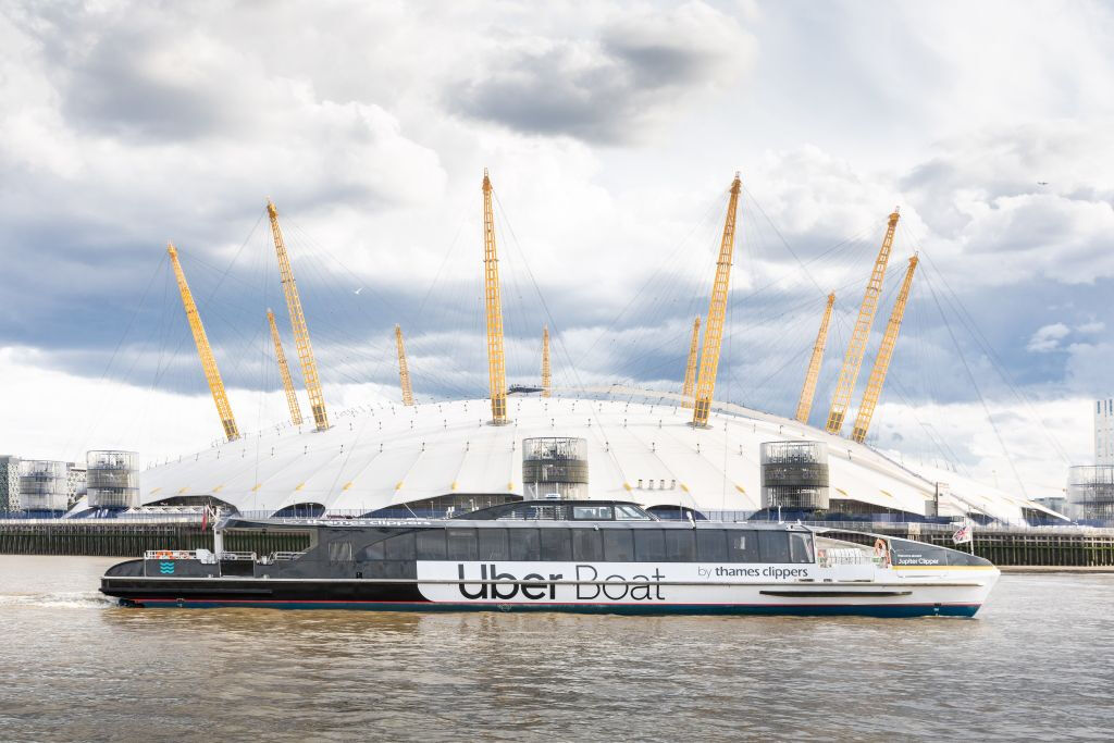 Uber Boat di Thames Clippers: Viaggio singolo e funivia IFS Cloud