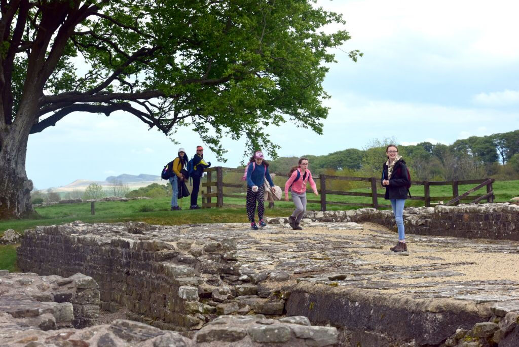 Birdoswald Roman Fort - Mur d'Hadrien