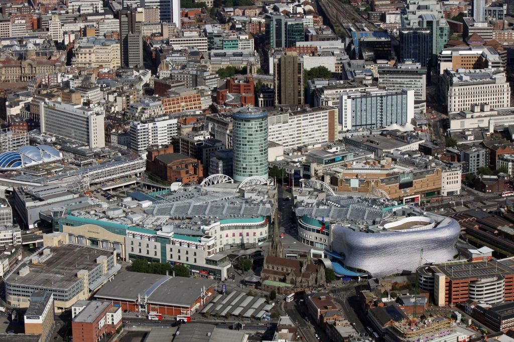 Tour a piedi del centro di Birmingham