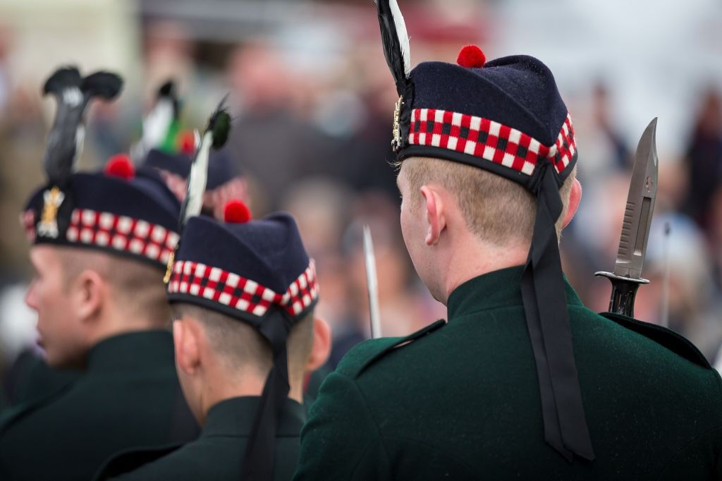 Visite des Highland Games