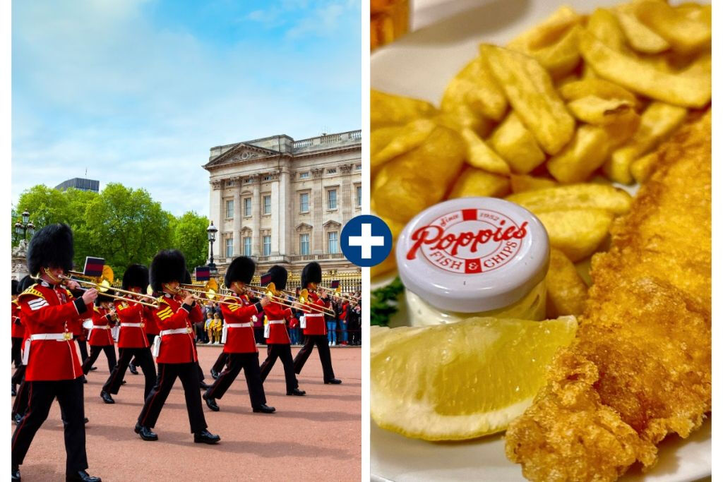 Londres : Central Food Tour avec plus de 10 dégustations et la relève de la garde