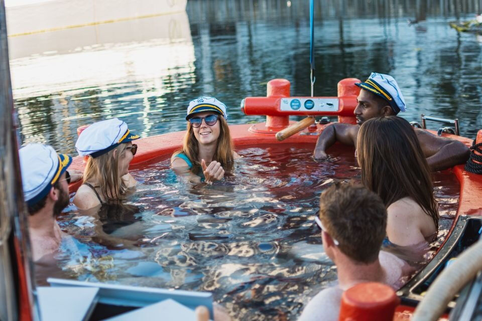 Londres : Croisière historique guidée dans les Docklands avec le Hot Tub Boat