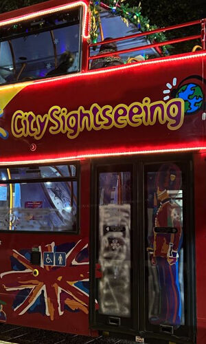 City Sightseeing London: Christmas Lights Bus Tour
