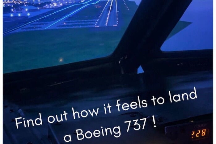Esperienza al simulatore di volo Boeing 737-800