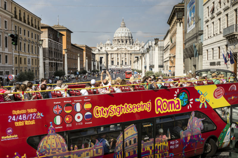 City Sightseeing Roma: tour de autocarro hop-on hop-off aberto