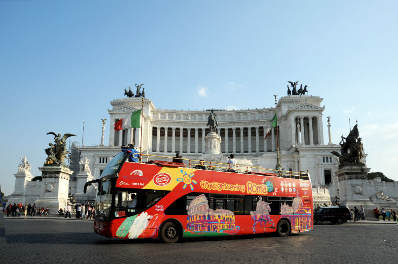 City Sightseeing Rome : Visite guidée en bus Hop-on Hop-off panoramique