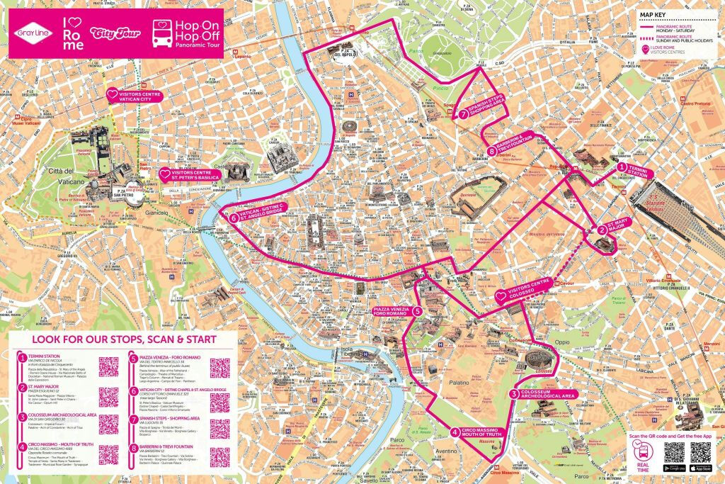 I Love Rome - Tour Panoramico su Autobus Hop-on Hop-off